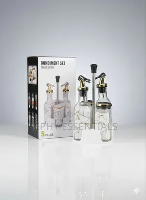 Liquid and Solid Spice/Oil Condiment Set