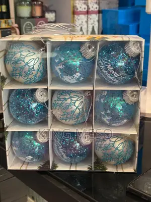 9pcs 8cm Ornament Christmas
