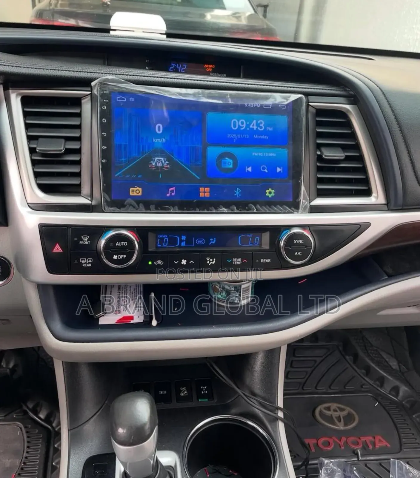 2014-2019 Toyota Highlander Android Navigation System