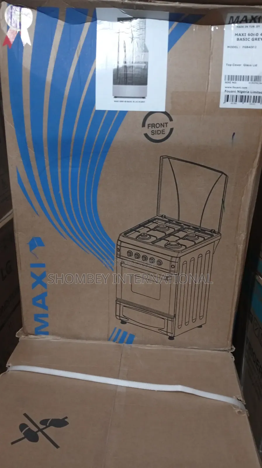 Maxi 60/60 4 Burners Gas Cooker Basic