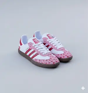 Adidas Samba Pink With Love Heart