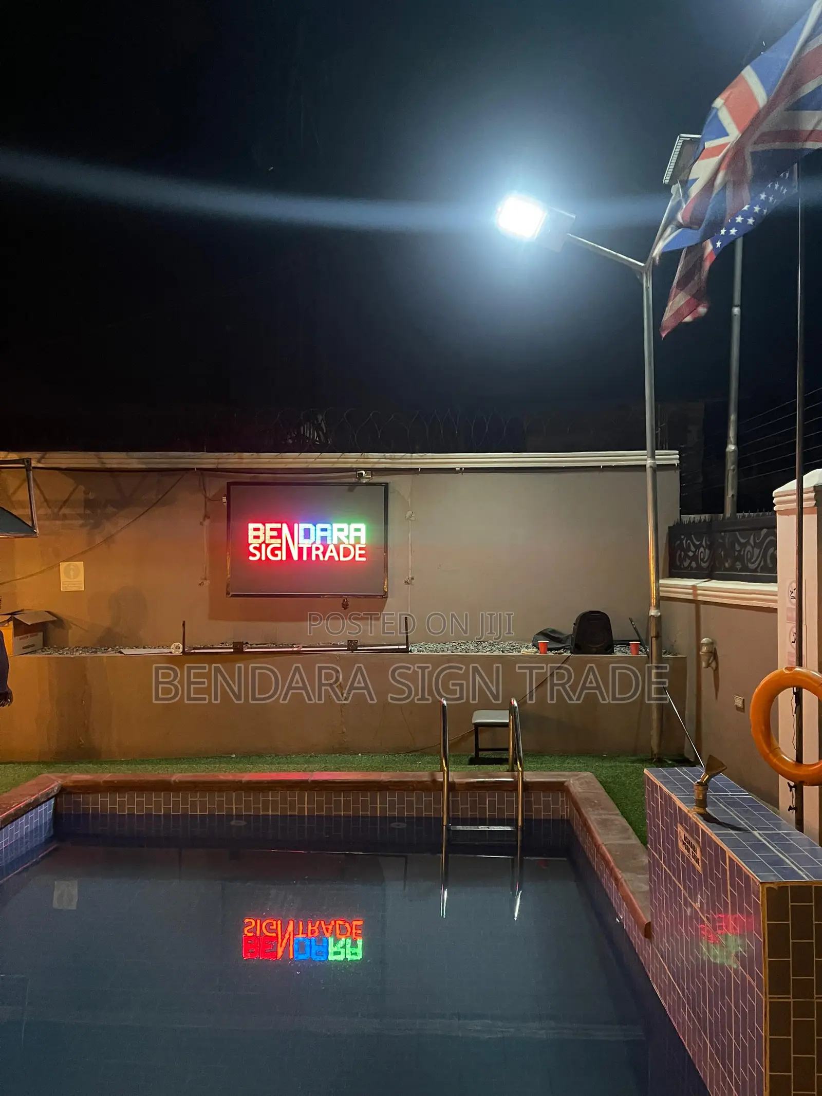 Pool Video Screen