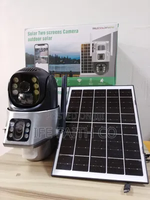 Cc Tv Solar Two Screens Camera Outdoor Solar