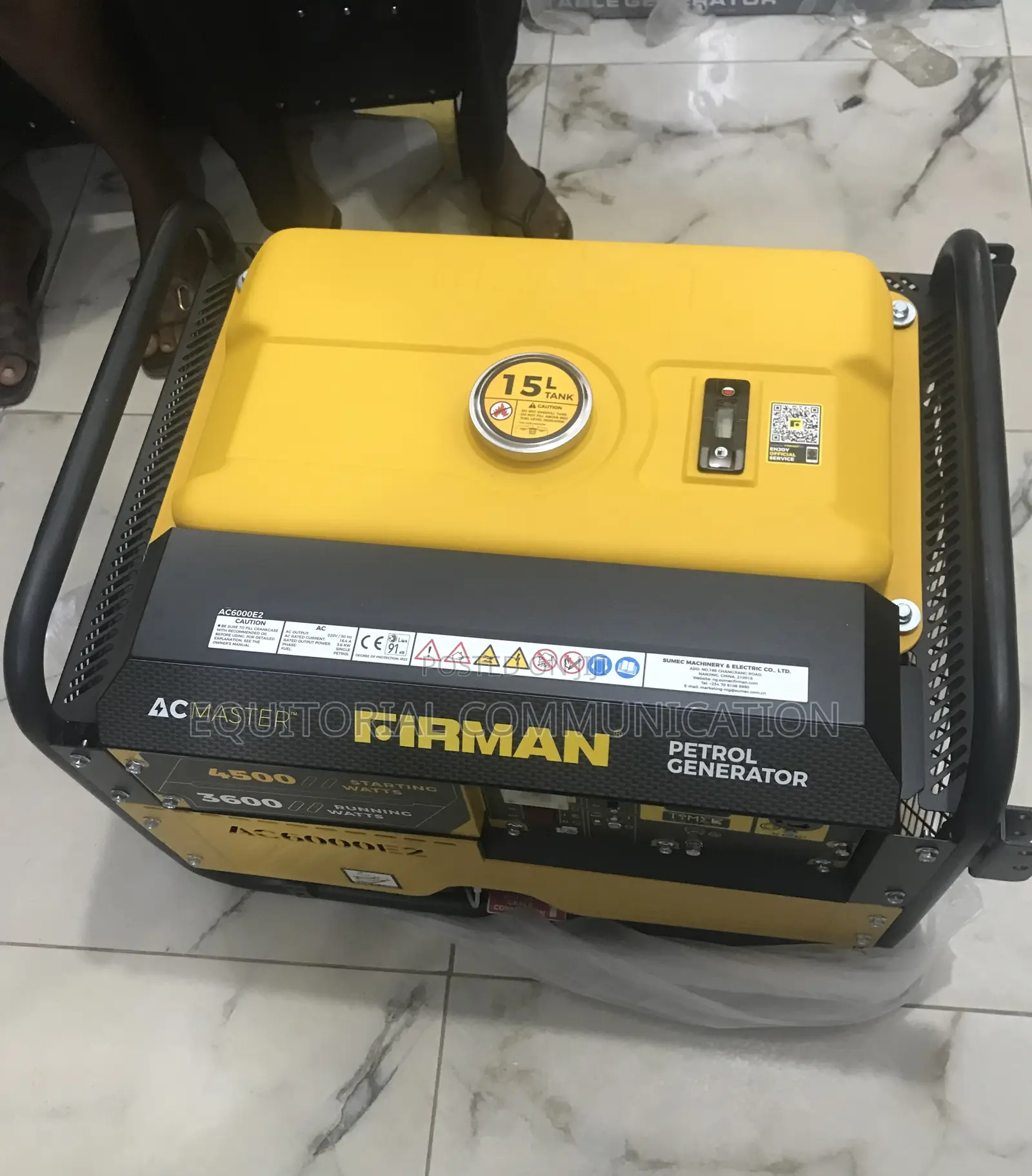 Sumec Firman Ac6000e2 4.5kva Generator – Key Start
