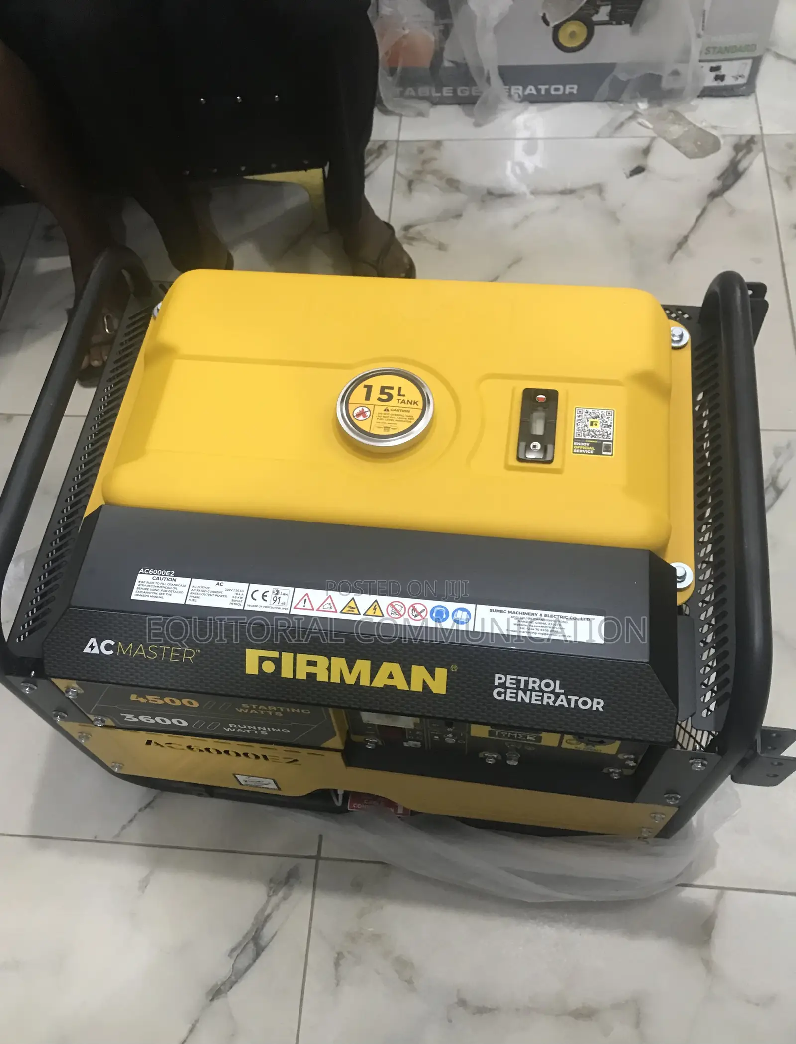 Sumec Firman Ac6000e2 4.5kva Generator – Key Start