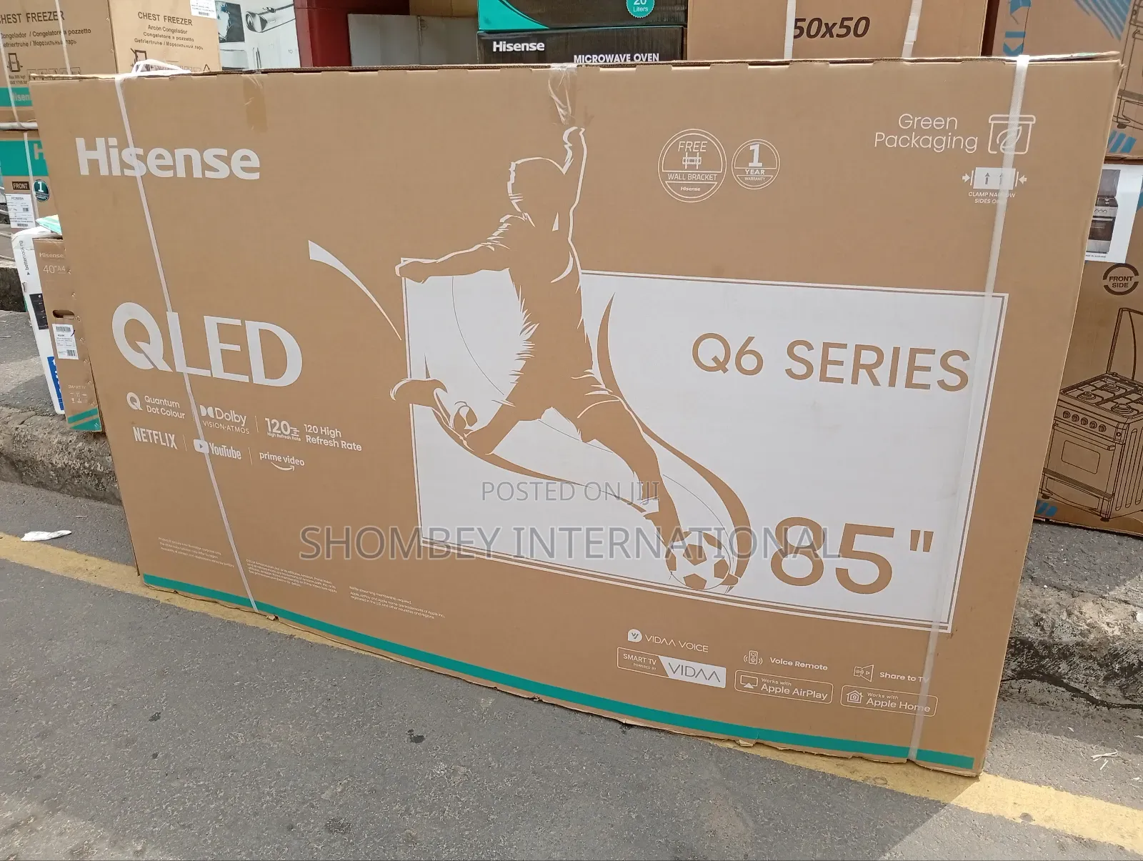 Hisense 85“ Qled Smart Tv