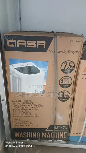 Qasa Washing Machine QST-75 - 7.5kg Washing Machine