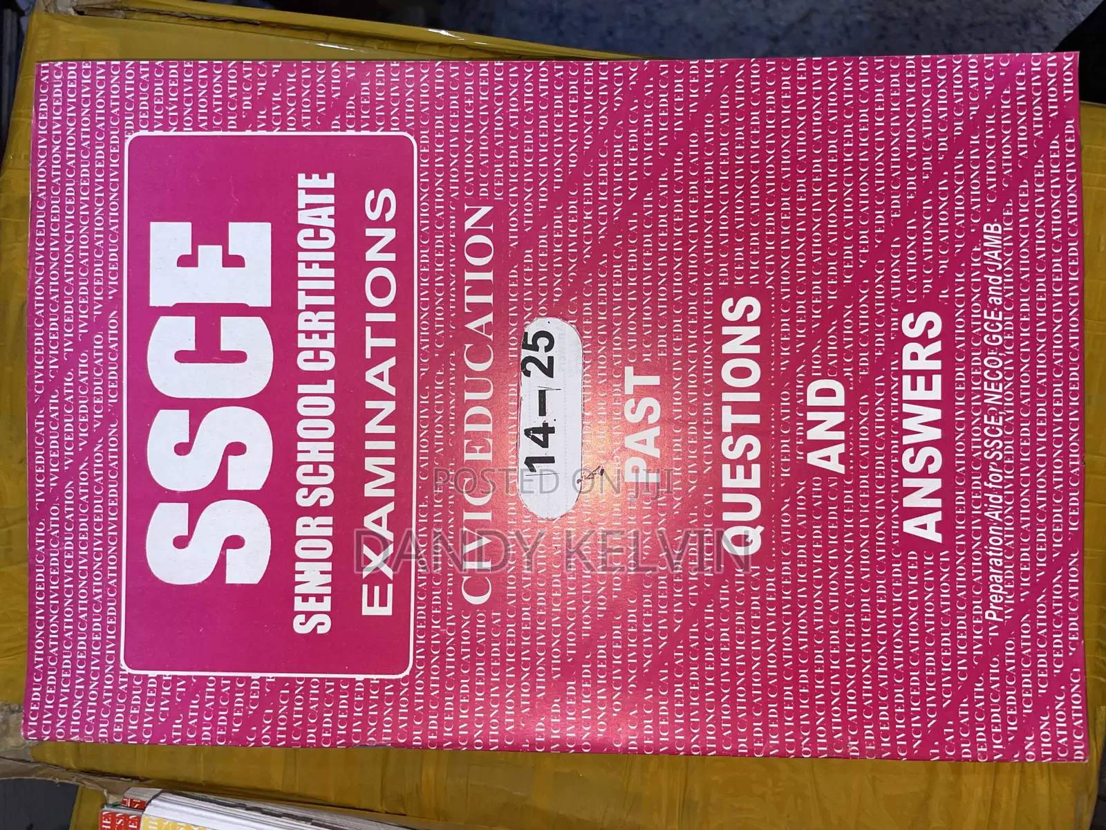 Ssce Past Question