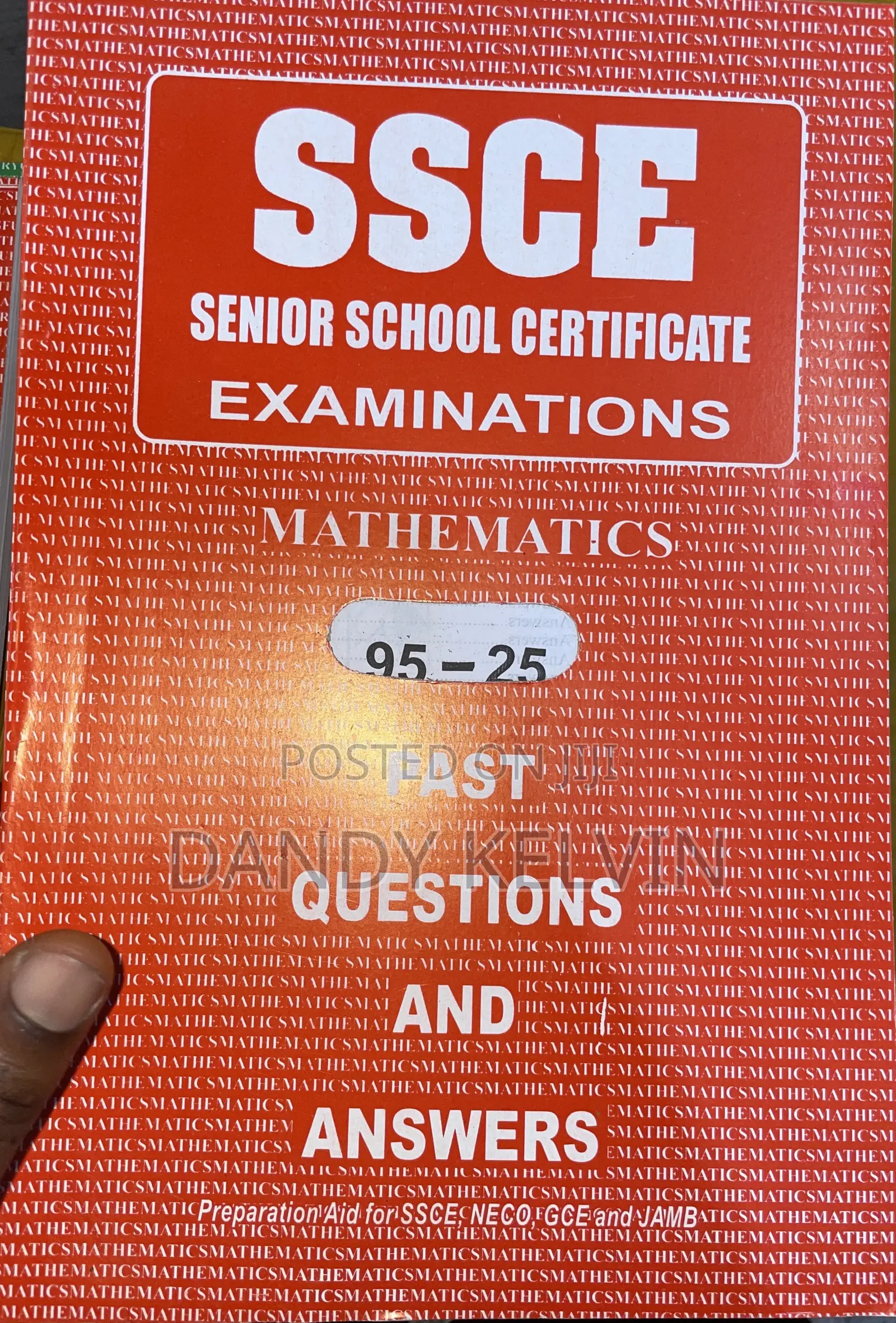 Ssce Past Question