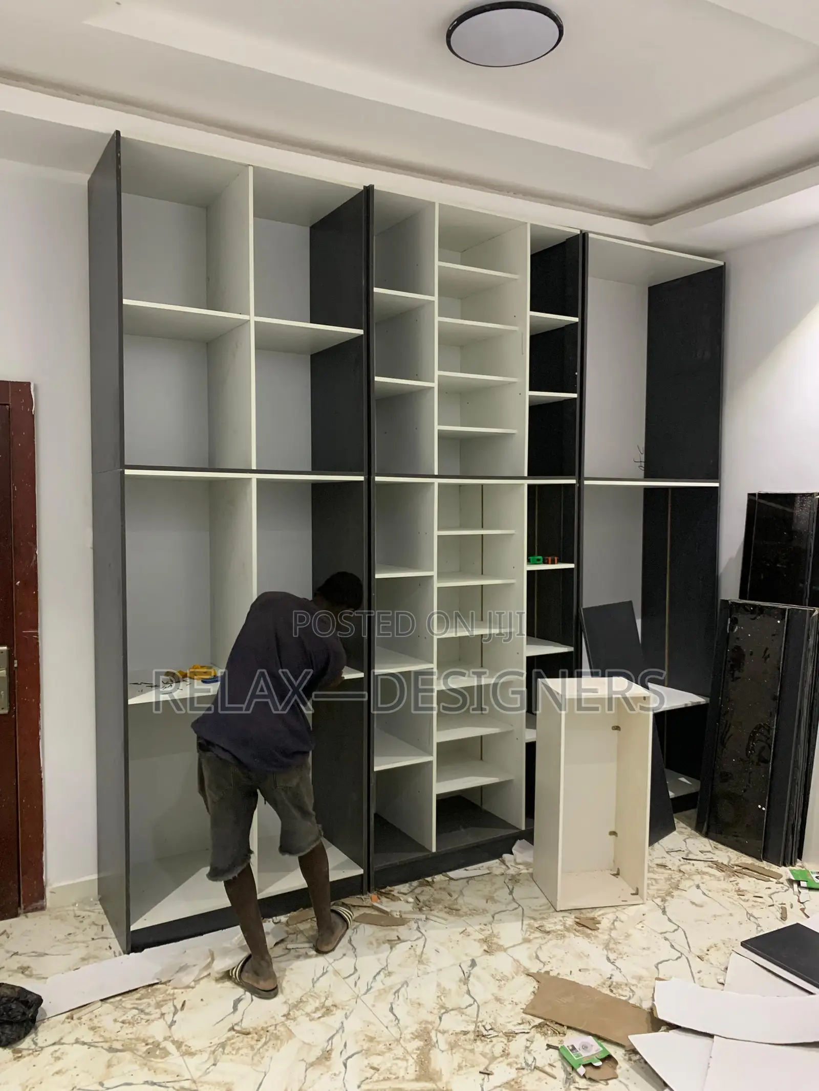 Black Brown Wardrobe