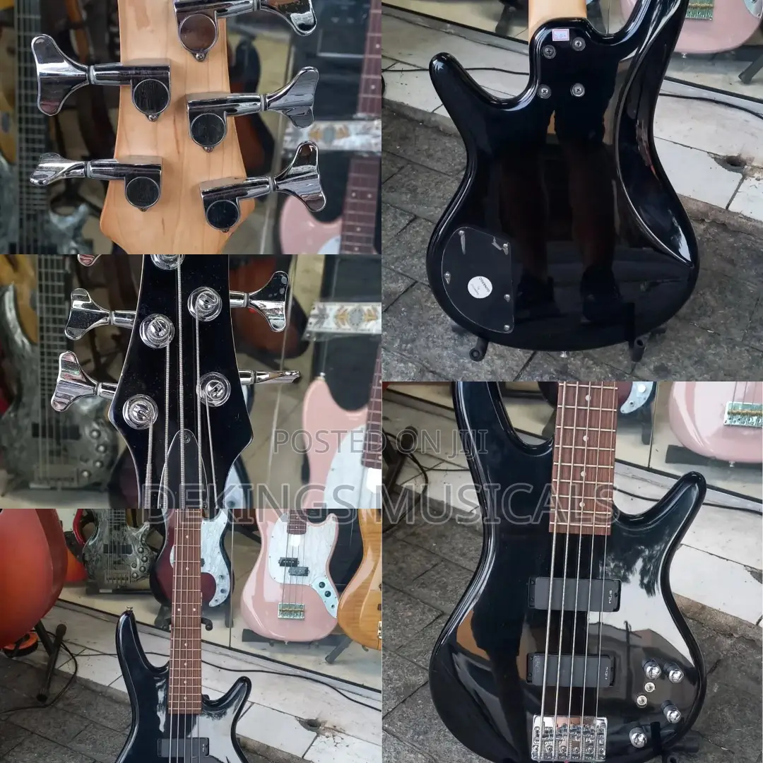 Original Ibanez 5 Strings Bass Guitar Active - Gsr205