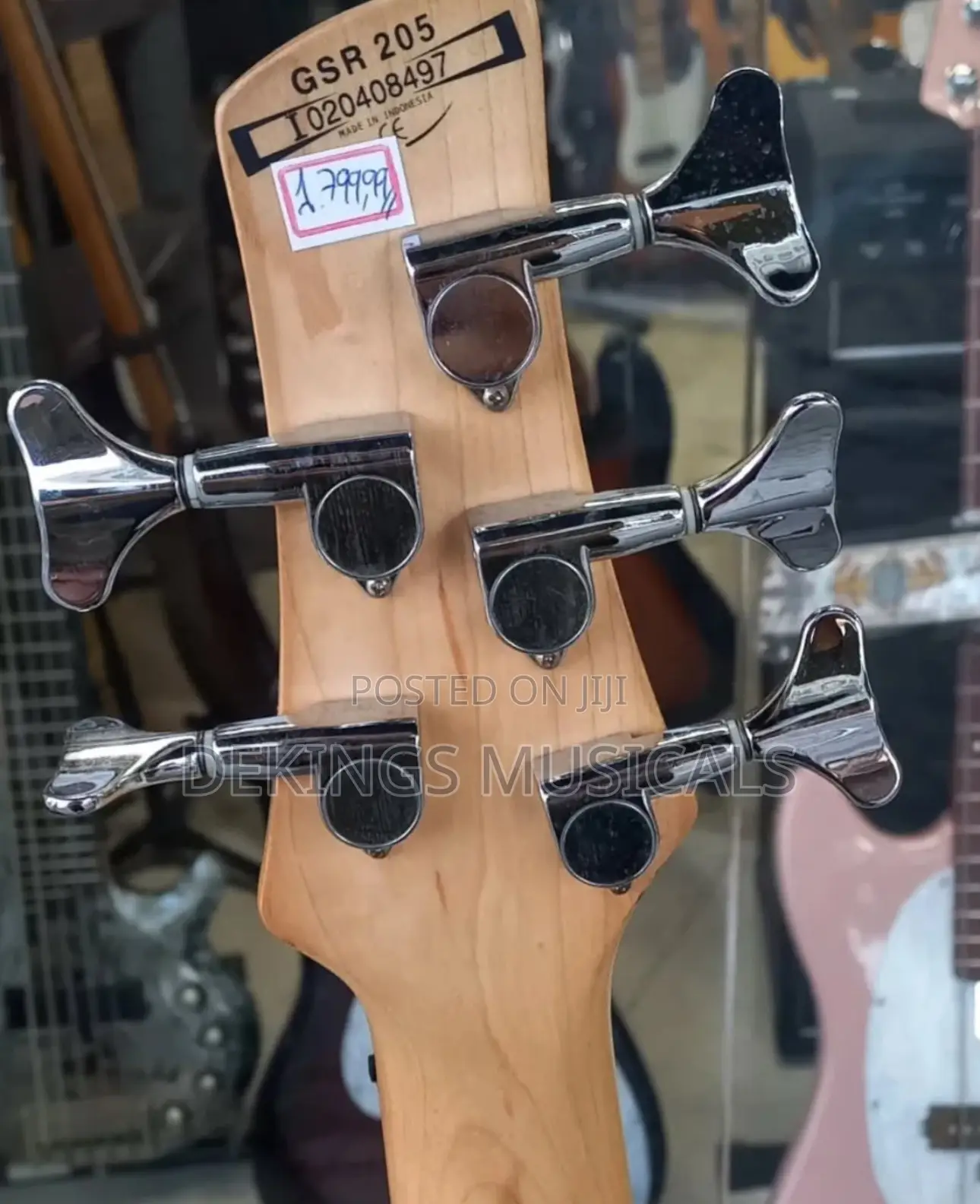 Original Ibanez 5 Strings Bass Guitar Active - Gsr205