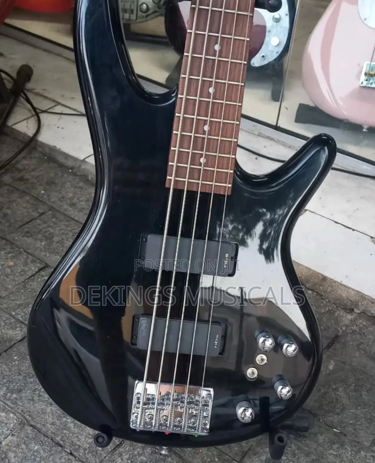 Original Ibanez 5 Strings Bass Guitar Active - Gsr205