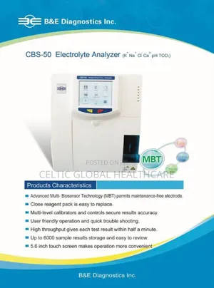 CBS-50 Electrolyte Analyzer