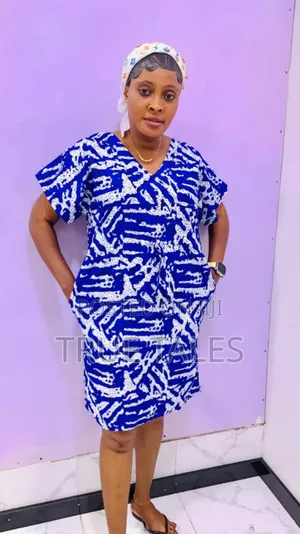 Comfortable Readymade Ankara Boubou/Abaya