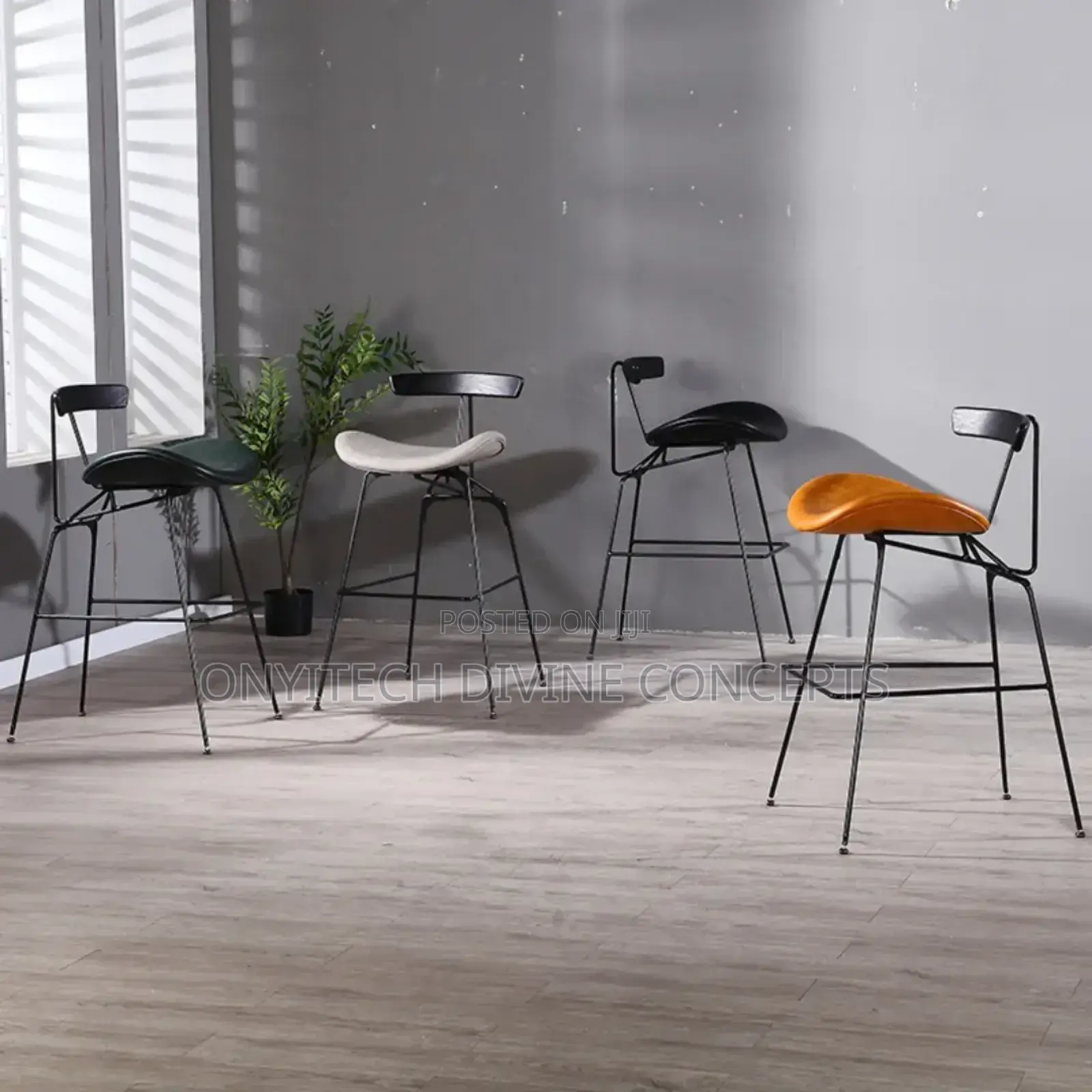 Luxury Leather Bar Stool