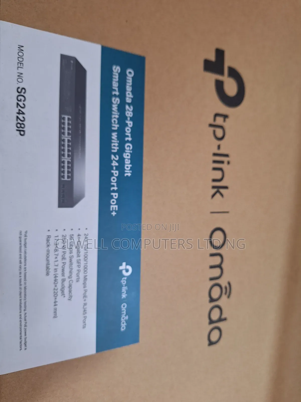 Tp-Link 24ports Gigabit Smart Poe Switch-Tl-Sg2428p