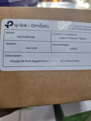 Tp-Link 24ports Gigabit Smart Poe Switch-Tl-Sg2428p