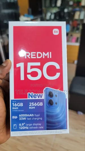 New Xiaomi Redmi 15C 4G 256 GB Blue