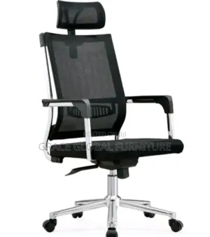 Swivel Office Chair With Headrest