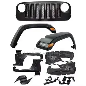 Jeep Wrangler Upgraded Fender and Face Grill Cover Replacement Kit