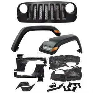 Jeep Wrangler Upgraded Fender and Face Grill Cover Replacement Kit