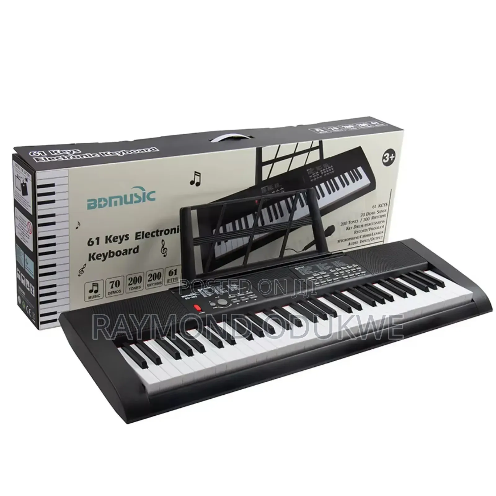 Lighting 54keys Children's Piano With Mic