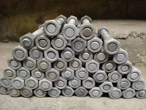 1.7/8x400 Stud Bolt and Nut Hot Dip Galvanized Available in All Sizes