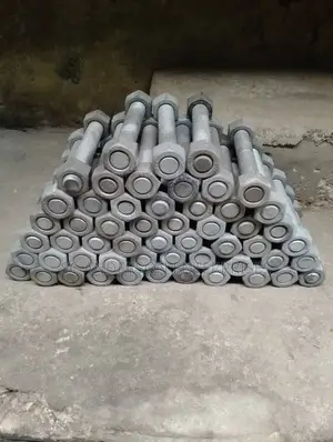1.7/8x400 Stud Bolt and Nut Hot Dip Galvanized Available in All Sizes