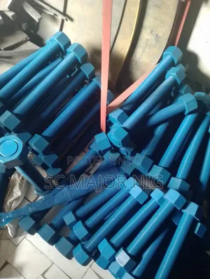 1,3/8 X 300 Stud Bolt and Nut Teflon Coated (Available in All Sizes)