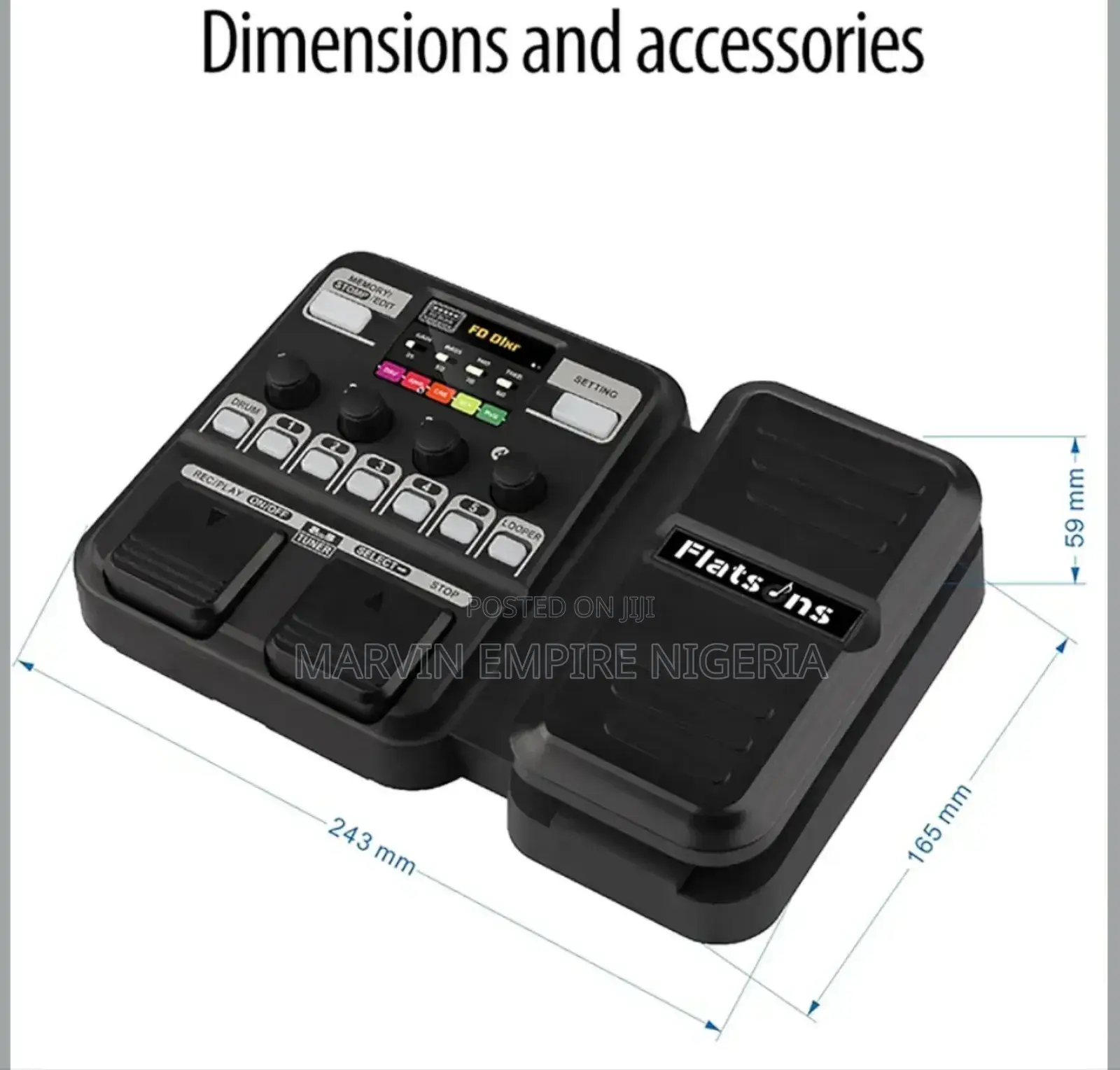 Kmf 1 Multi Guitar Effect Pedals