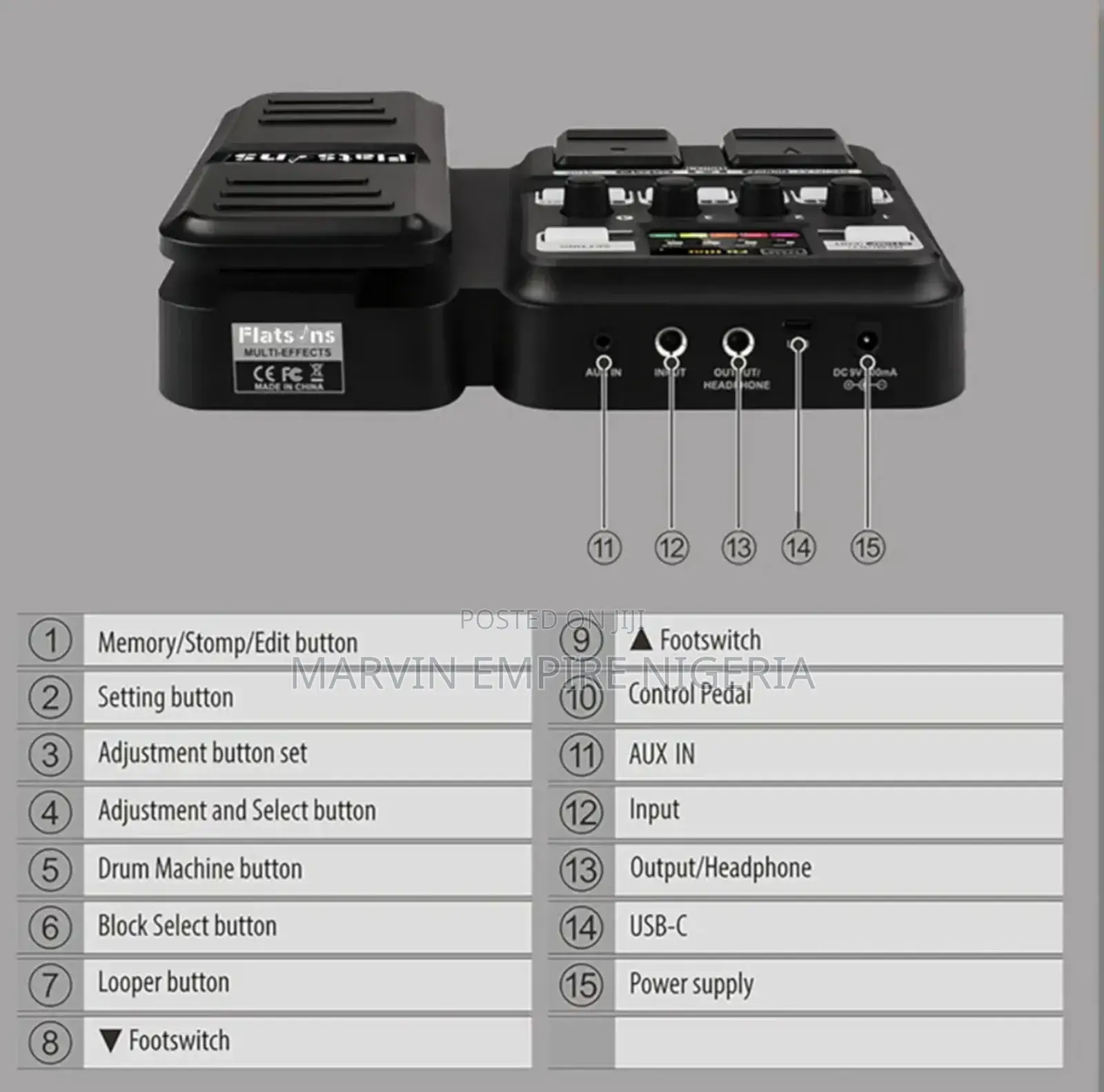 Kmf 1 Multi Guitar Effect Pedals