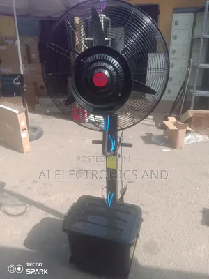 "Us" Industrial Mist Fan Black Color