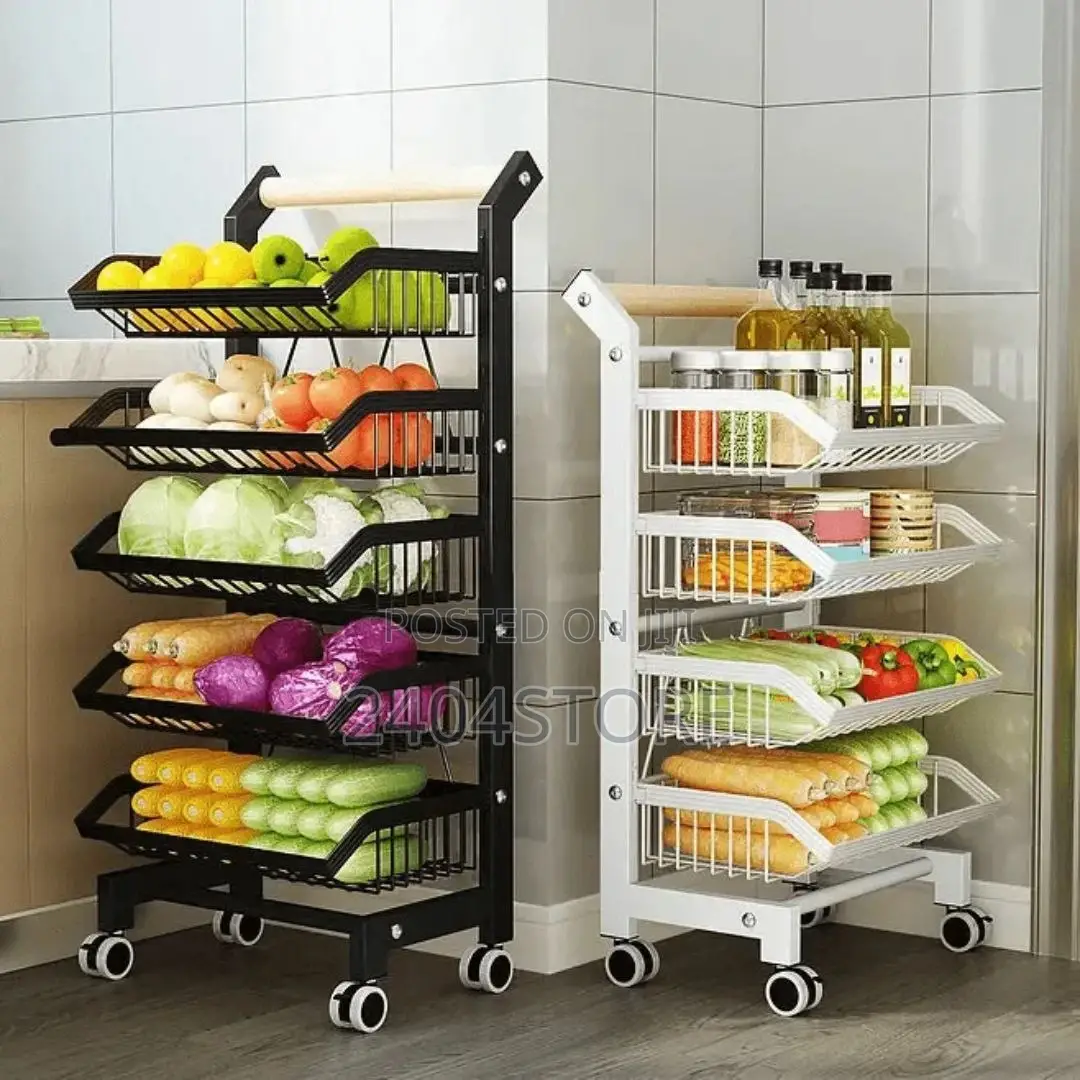 4layer Multipurpose Kitchen Trolley Rack