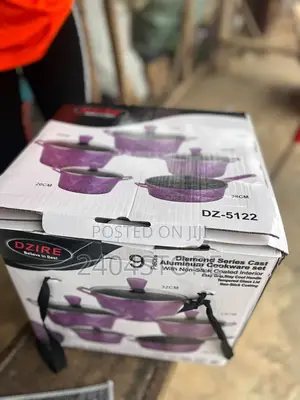 Dzire 9pcs Granite Set