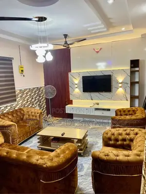 U Shaped Sofa  in Brow Color