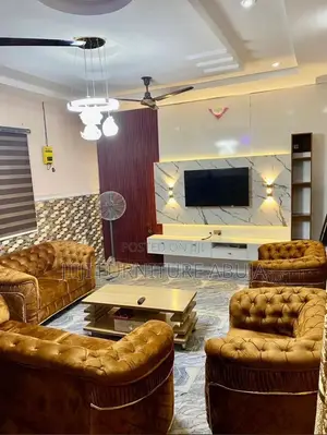 U Shaped Sofa  in Brow Color