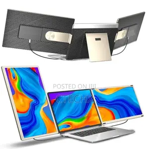 15.6 Inch Triple Display Screen Extender. Ultra Slim Portable Monitor