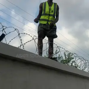 Electric Fence Installation and Barb Wire Double Protection