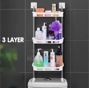 Wall Mounted Storage Rack Toilet Multi Purpose
