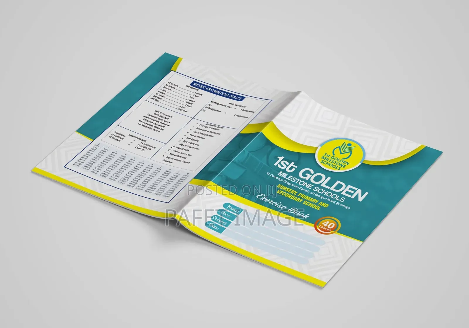Custom Exercise Books For Schools | Bulk Production