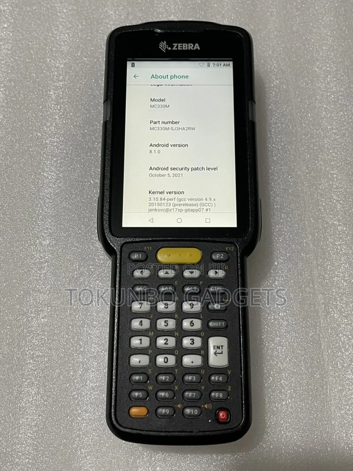 Zebra Mc33 Mc330m-Sj3ha2rw Pda Computer 2d Barcode Scanner Android 8