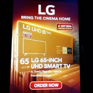 65 Inches Smart Tv With Home Dashboard Gameplay