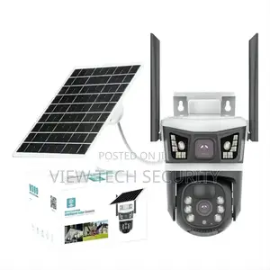 Dual Lens CCTV Solar Camera