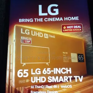 Lg 65 Inches Smart Tv True Cinema Experience With Gameplay