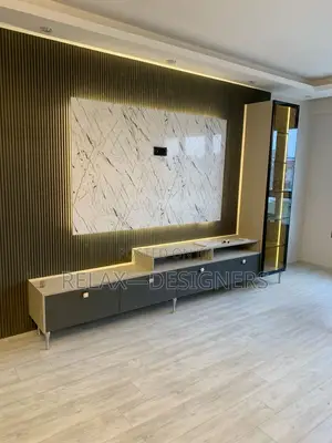 L Shaped Console With Panel