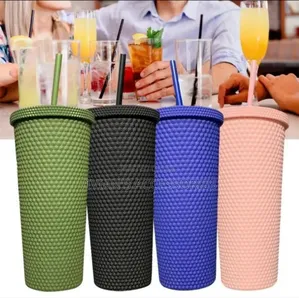 Cup With Lid And Straw