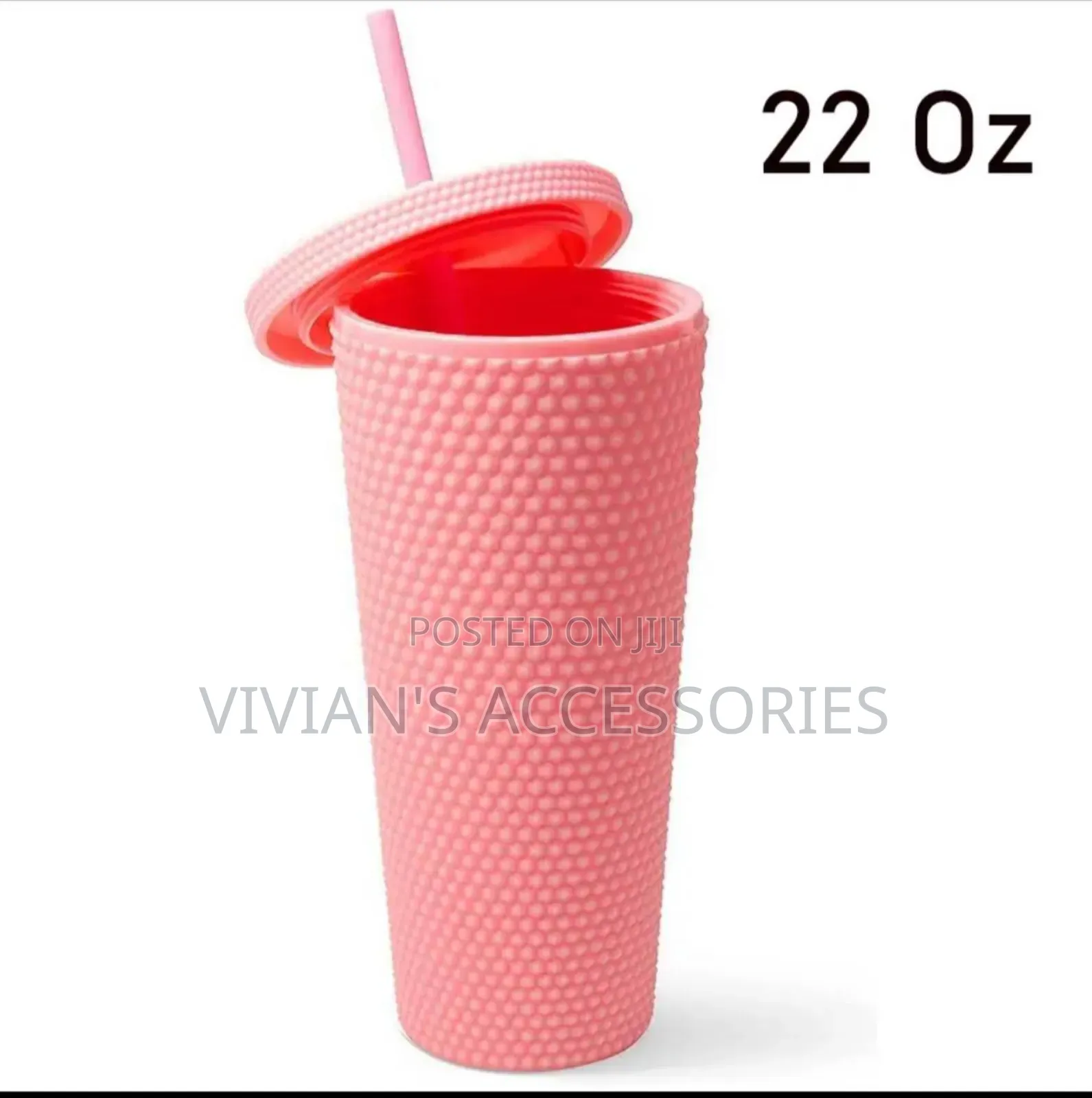 Cup With Lid And Straw