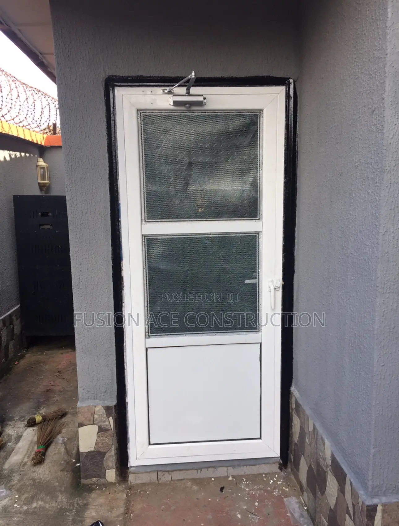 Aluminium Quality Net Entrance Door