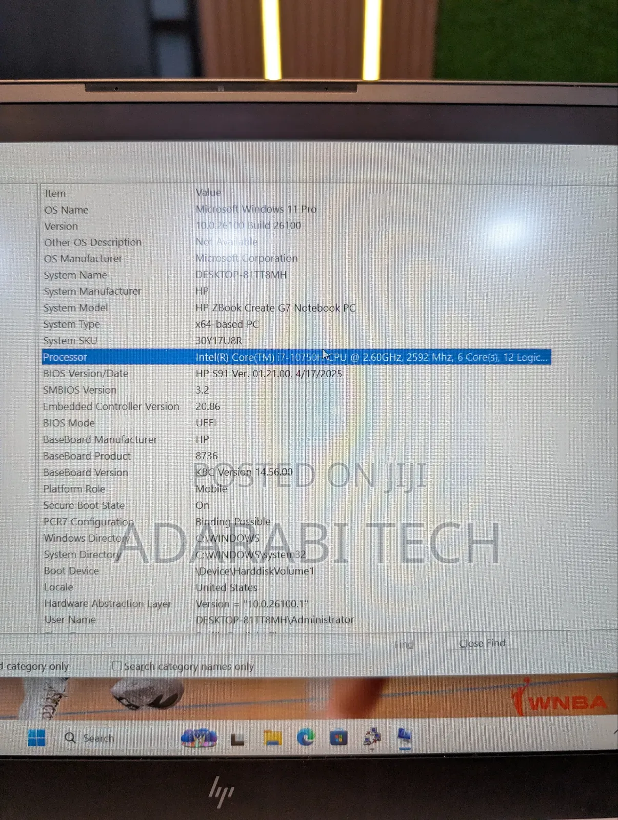 Laptop HP ZBook Create G7 32GB Intel Core i7 SSD 1T